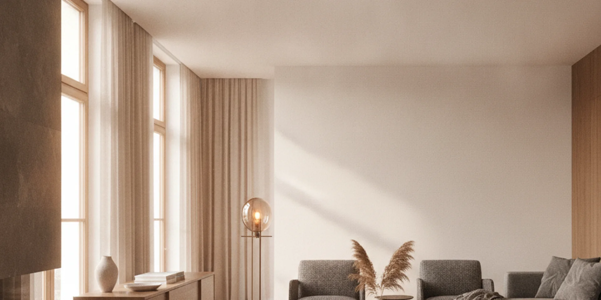 Elegant eingerichtetes Wohnzimmer, Interior Design Projekt in Luzern